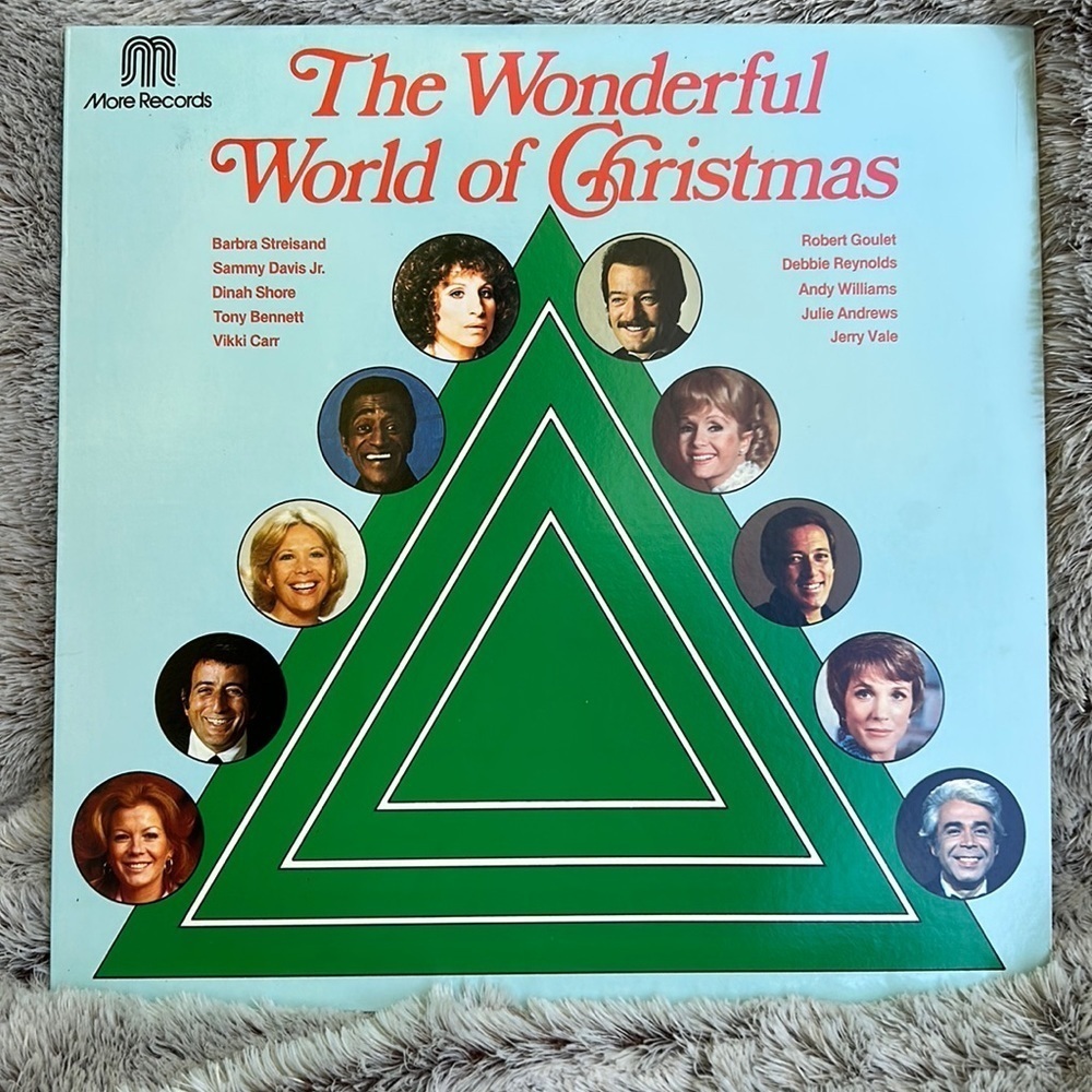 Vintage Vinyl Streisand 1979 Wonderful World of Christmas LP Record Album